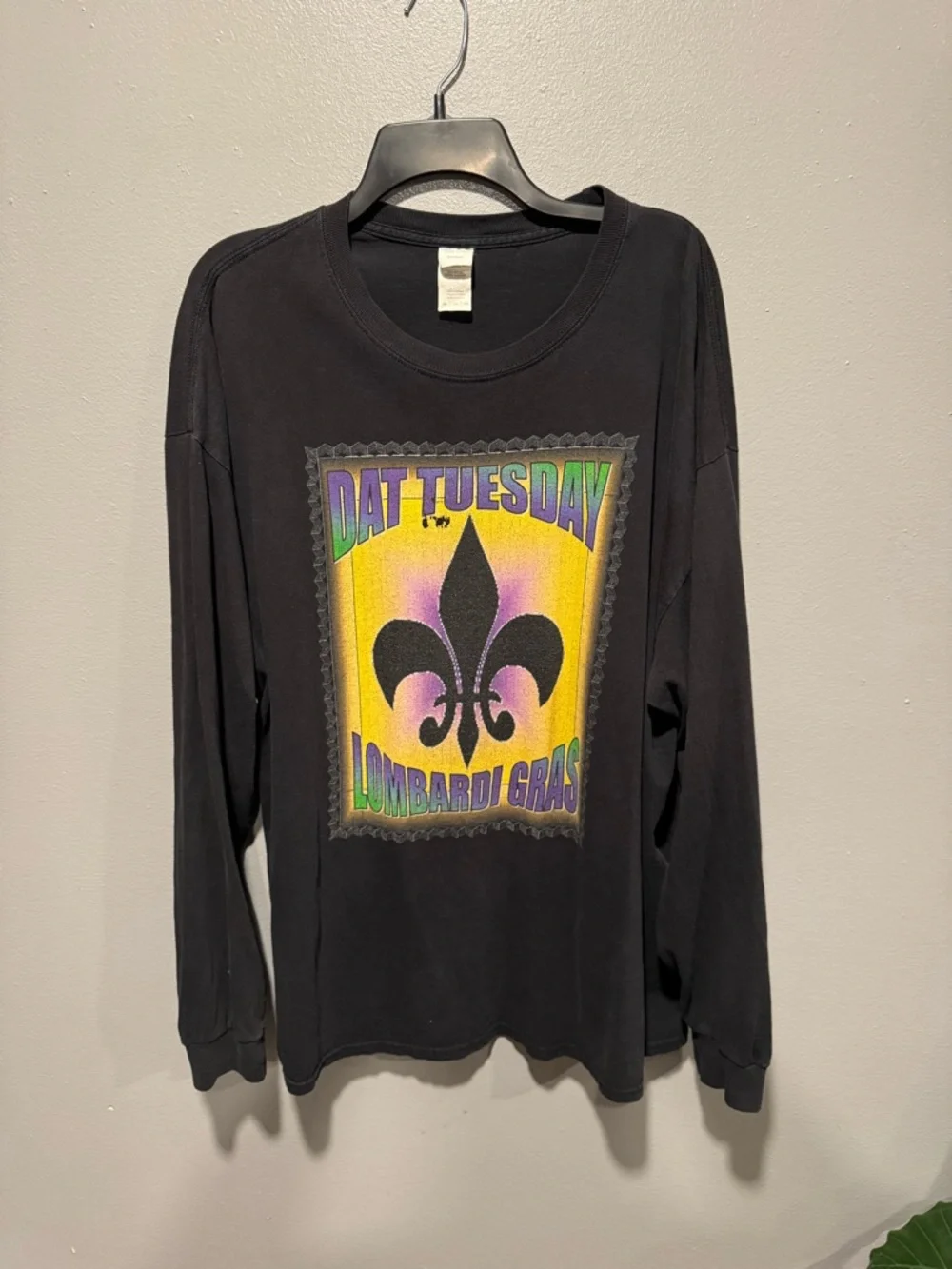 New Orleans Saints Dat Tuesday Lombardi Gras Super Bowl Parade Shirt Men’s 2XL - Picture 2 of 8